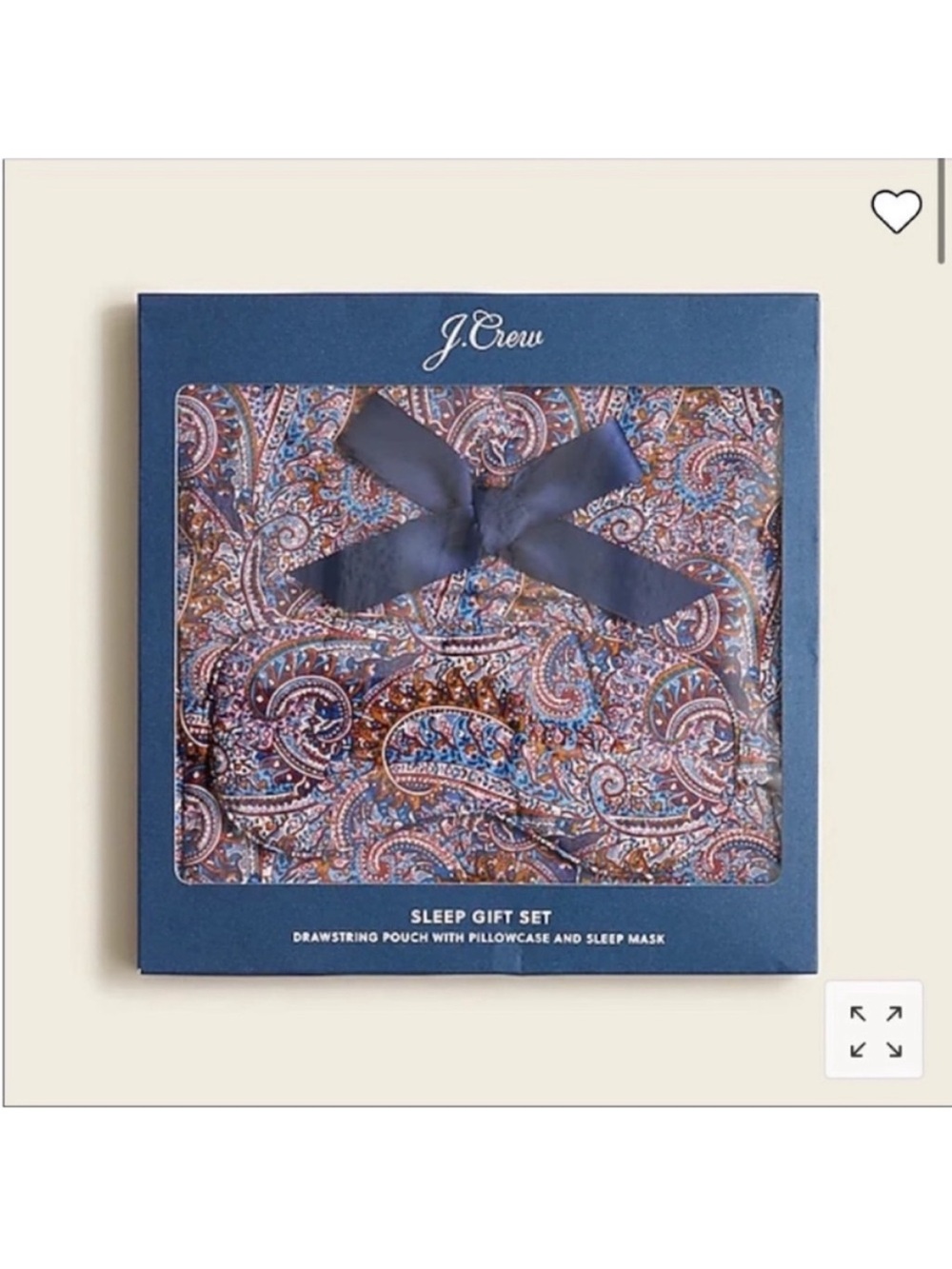 NWT Liberty of London x J. Crew Sleep Gift Set in Blue Multi